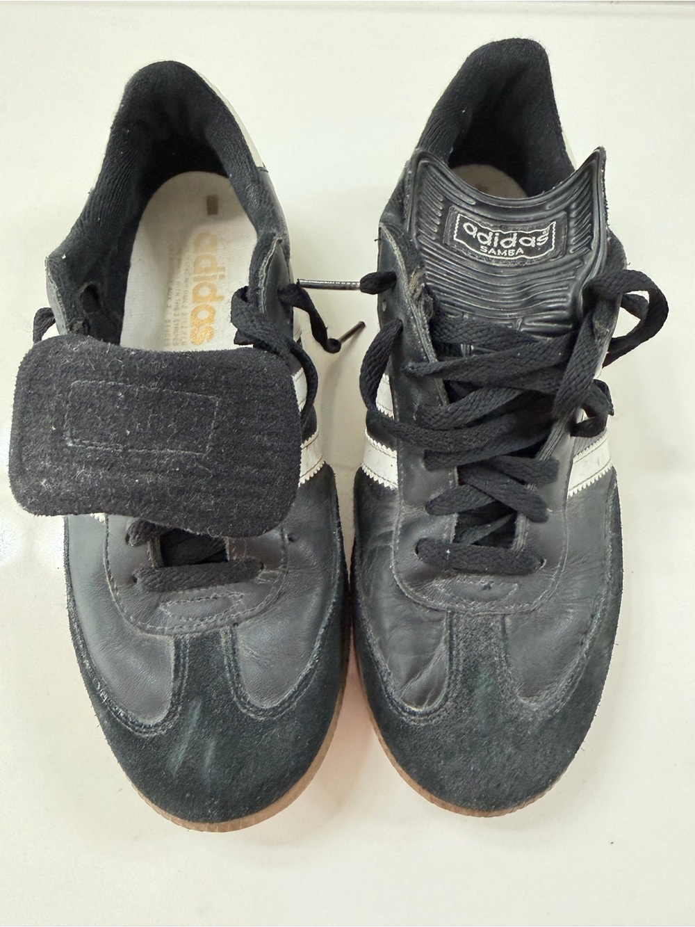 adidas Black & White Samba Men's Sneakers - size 8